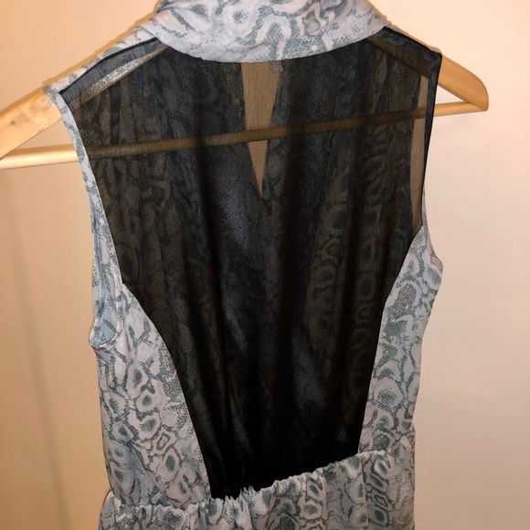 Rachel Roy snakeskin ruffle dress, size S - Picture 5 of 6